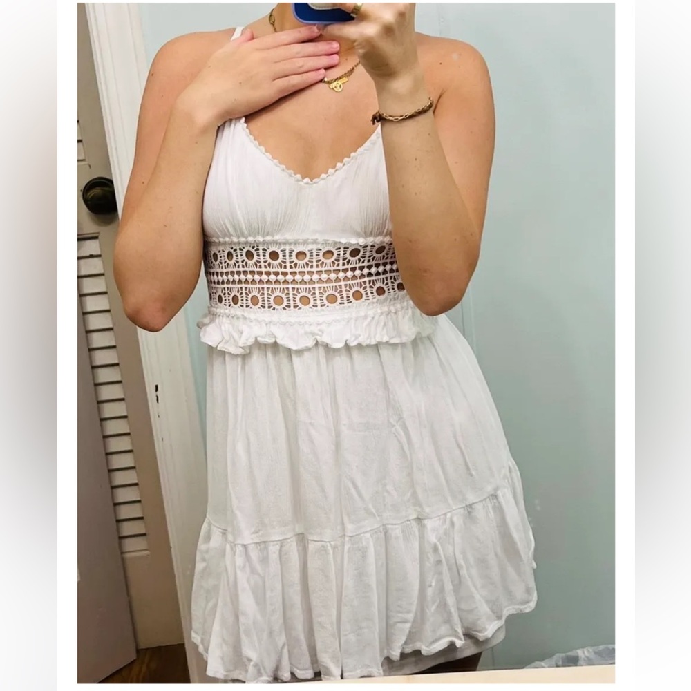 rue 21 xs white sundress